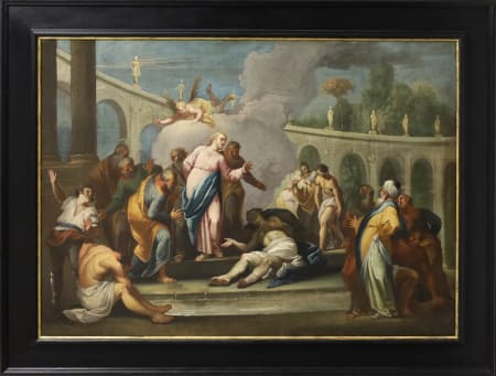 Alessandro Marchesini — Cristo a Gerusalemme guarisce un paralitico